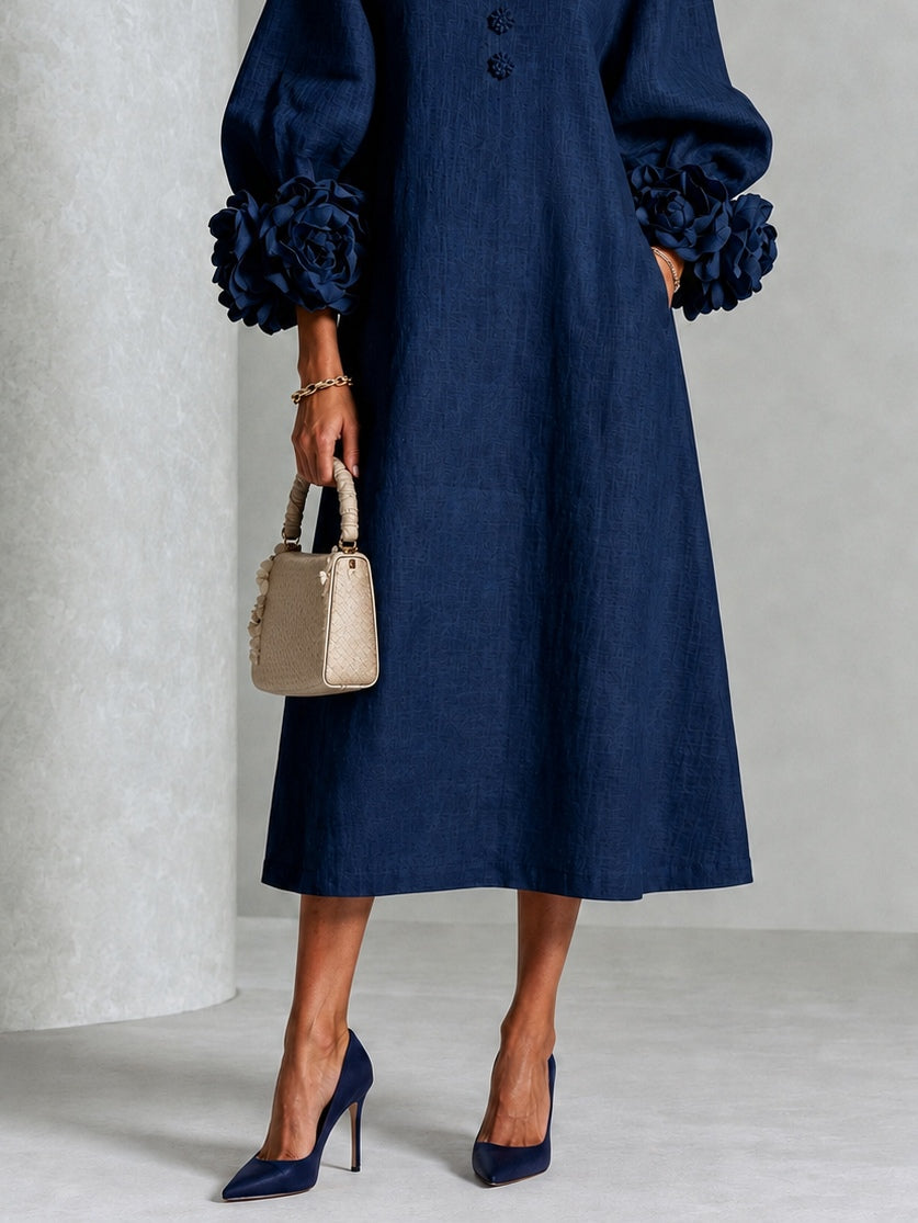 The Sybil Petal Midi Dress