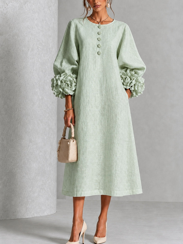 The Sybil Petal Midi Dress