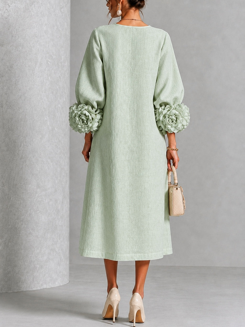 The Sybil Petal Midi Dress