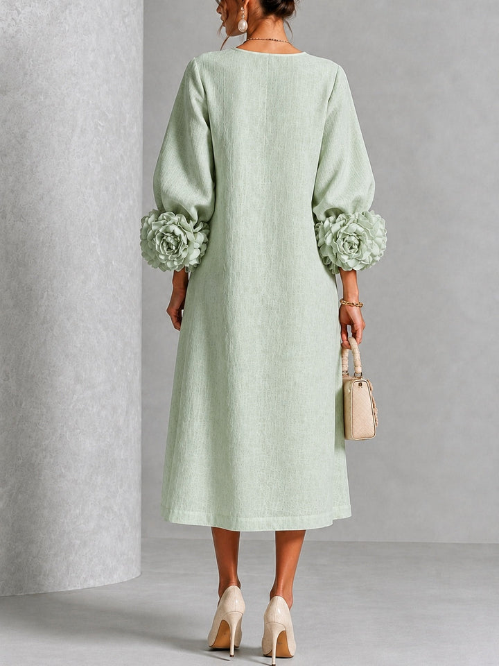 The Sybil Petal Midi Dress