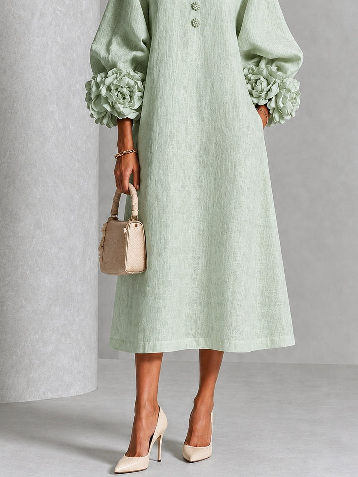 The Sybil Petal Midi Dress