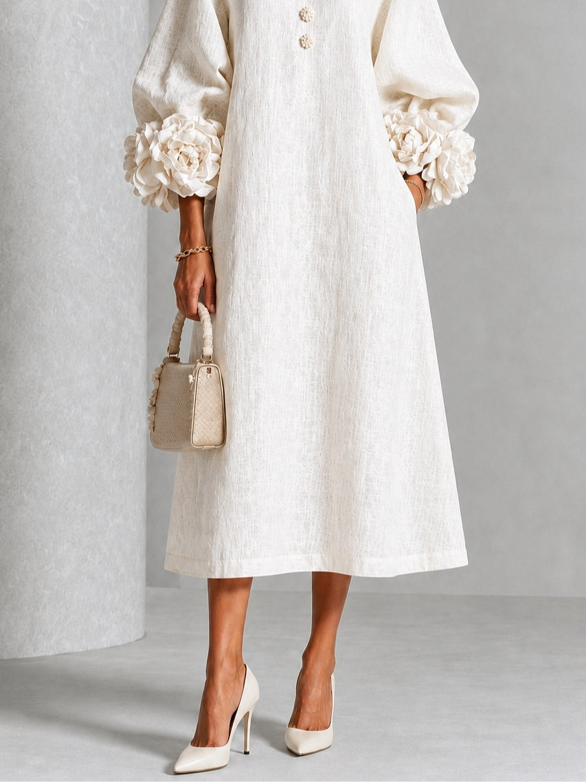 The Sybil Petal Midi Dress